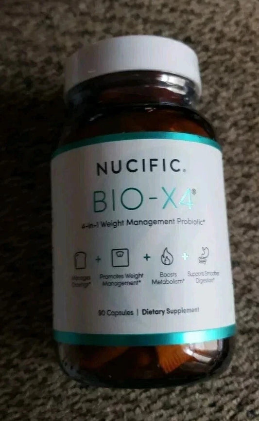 Nucific Bio-X4 4-in-1 Probiotic Digestive Weight Support 90 Caps EXP 11/2027