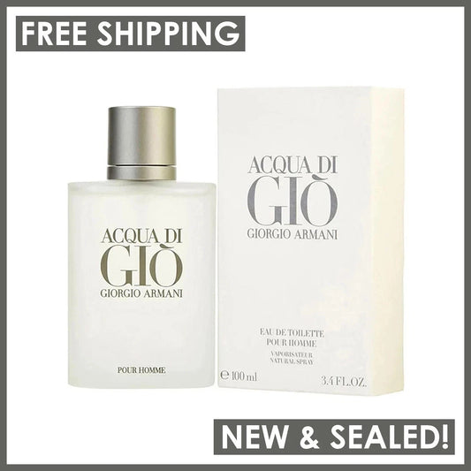 Acqua Di Gio Giorgio Armani EDT 3.4 oz 100ml Cologne for Men Spray