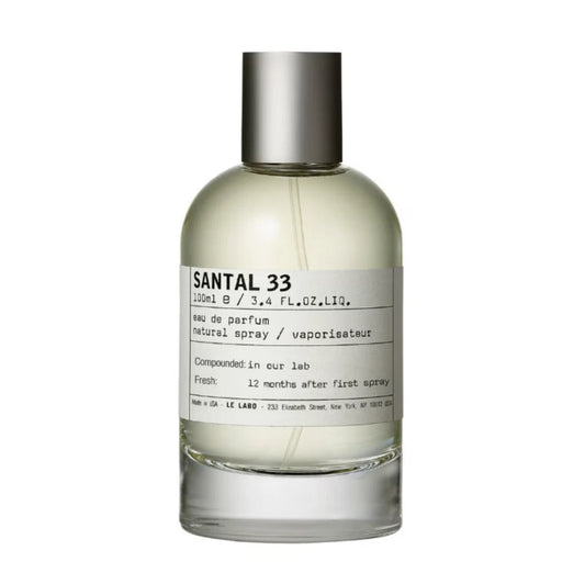 Le Labo Santal 33 Eau de Parfum Spray 3.4 Oz / 100 ML For Unisex