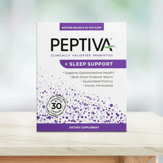 Peptiva 26 Billion Multi-Strain Probiotic and Sleep Support 30 Capsules 03/2027